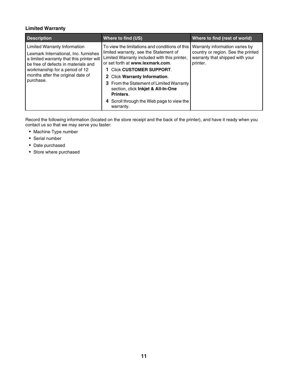 Lexmark 5400 User Manual | Page 11 / 127