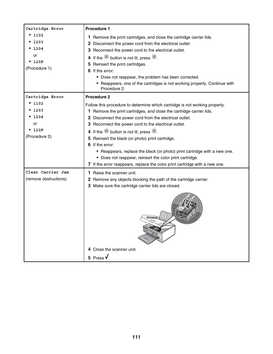 Lexmark 5400 User Manual | Page 111 / 127