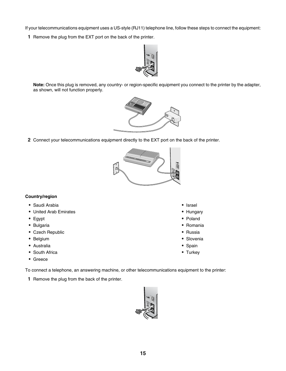 Lexmark 5400 User Manual | Page 15 / 127