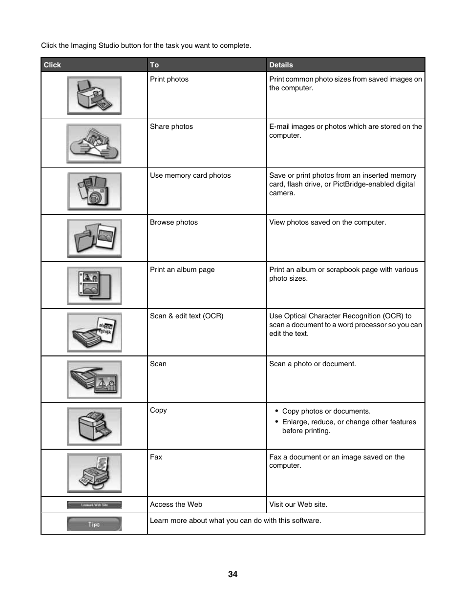 Lexmark 5400 User Manual | Page 34 / 127