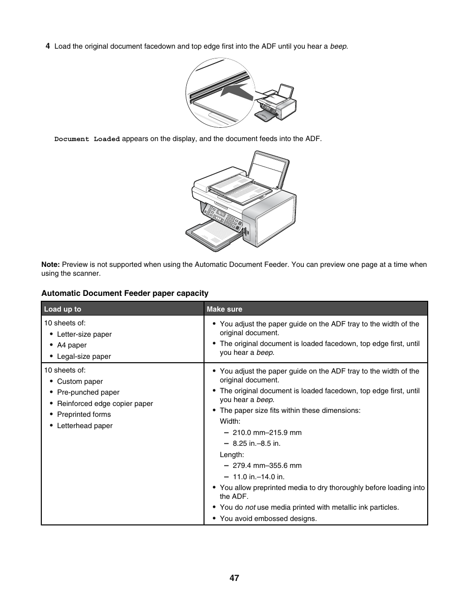 Lexmark 5400 User Manual | Page 47 / 127