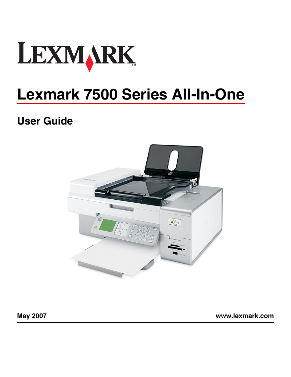 Lexmark 7500 Series User Manual | 227 pages