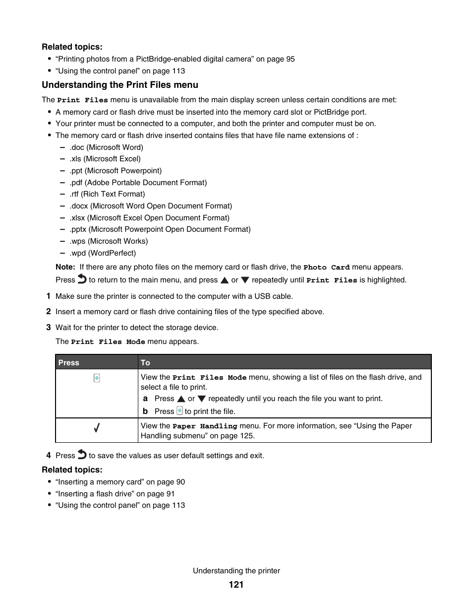 Lexmark 7500 Series User Manual | Page 121 / 227