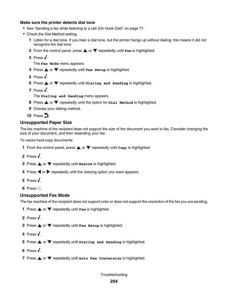 Lexmark 7500 Series User Manual | Page 204 / 227