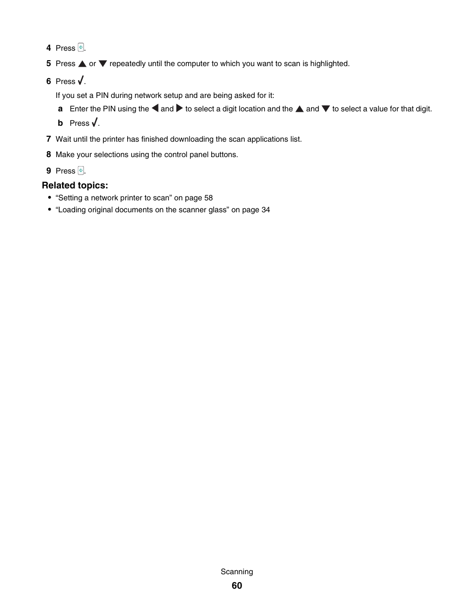 Lexmark 7500 Series User Manual | Page 60 / 227
