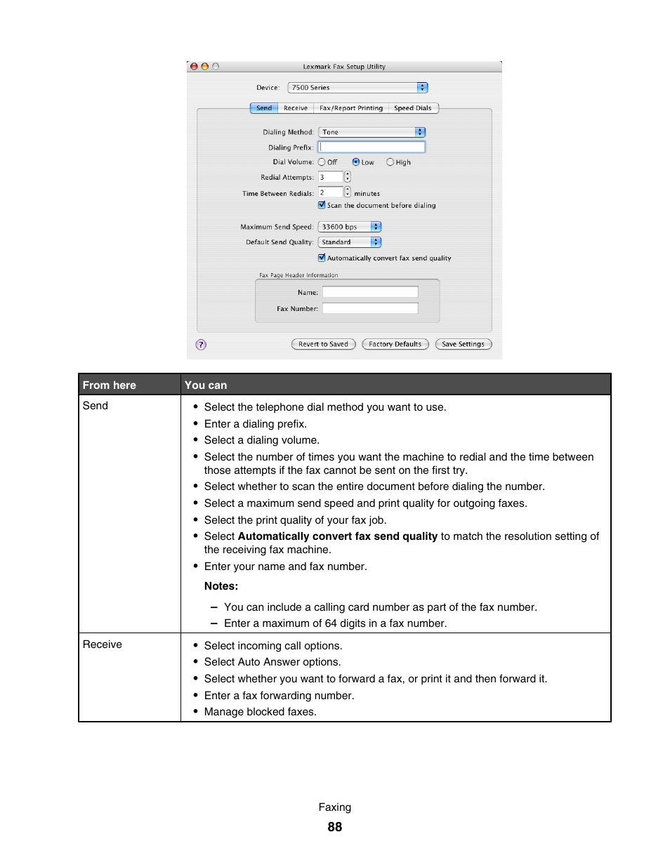 Lexmark 7500 Series User Manual | Page 88 / 227