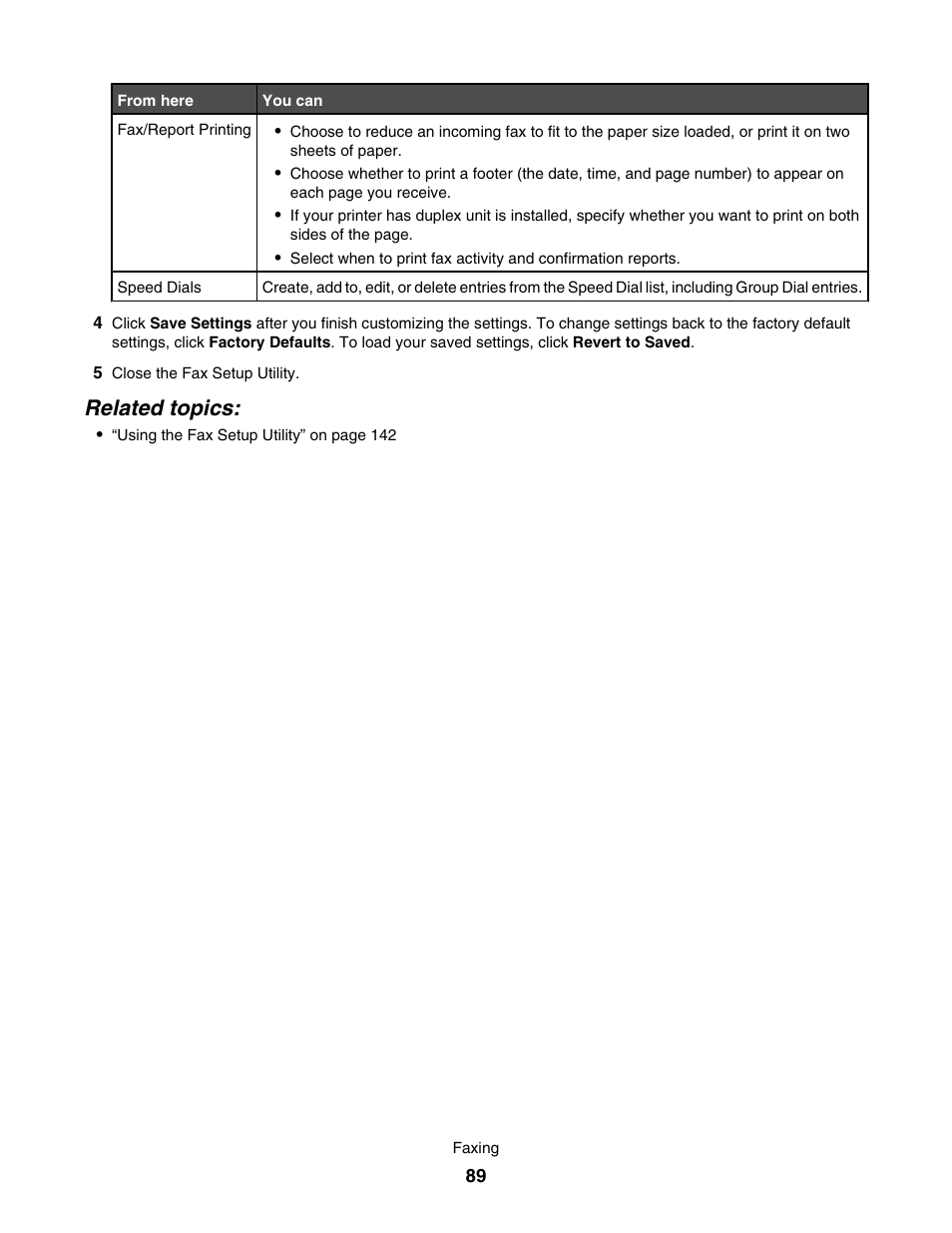 Related topics | Lexmark 7500 Series User Manual | Page 89 / 227