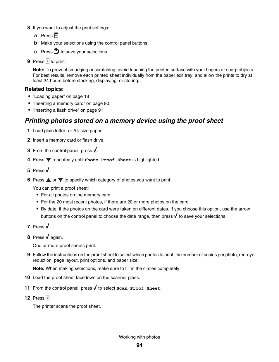 Lexmark 7500 Series User Manual | Page 94 / 227