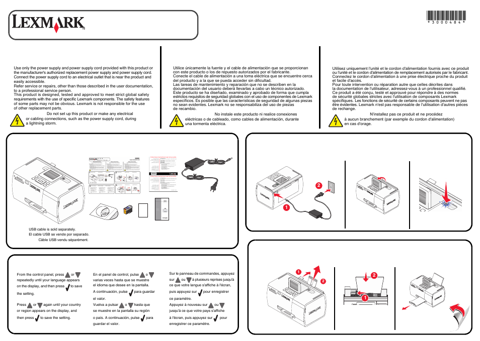 Lexmark 350 User Manual | 2 pages