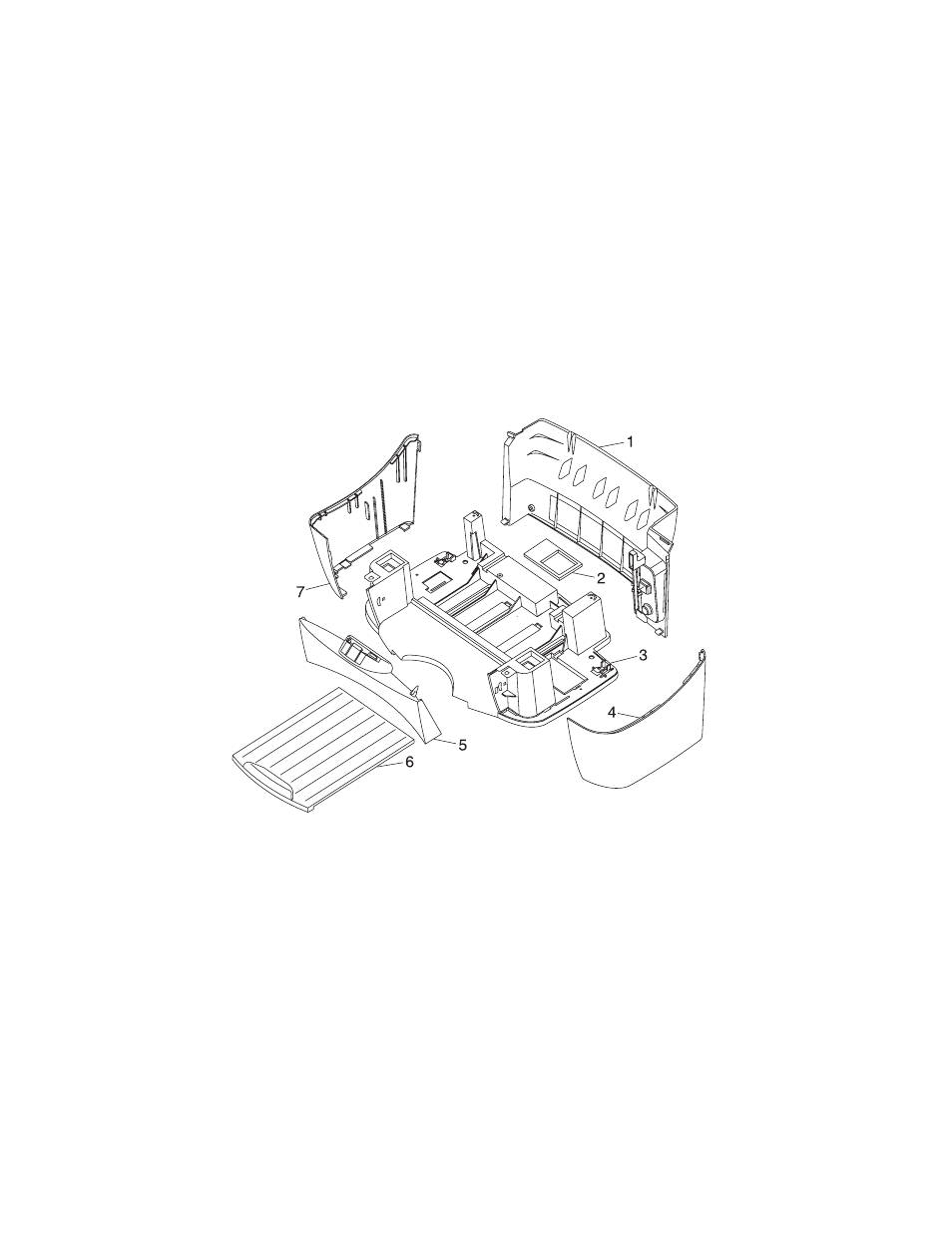 Assembly 1: covers | Lexmark X73 4402-001 User Manual | Page 54 / 64