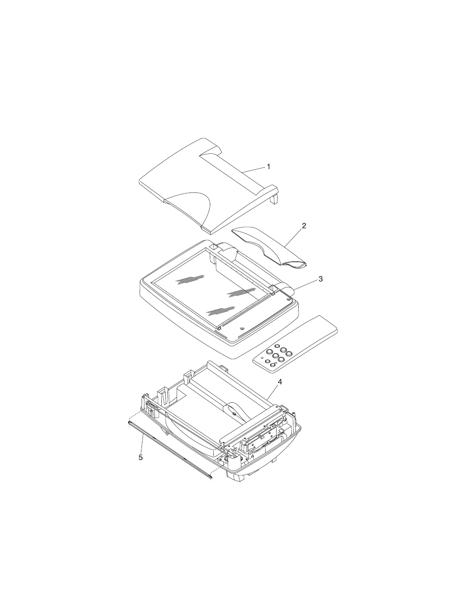 Assembly 1 (cont.) | Lexmark X73 4402-001 User Manual | Page 56 / 64