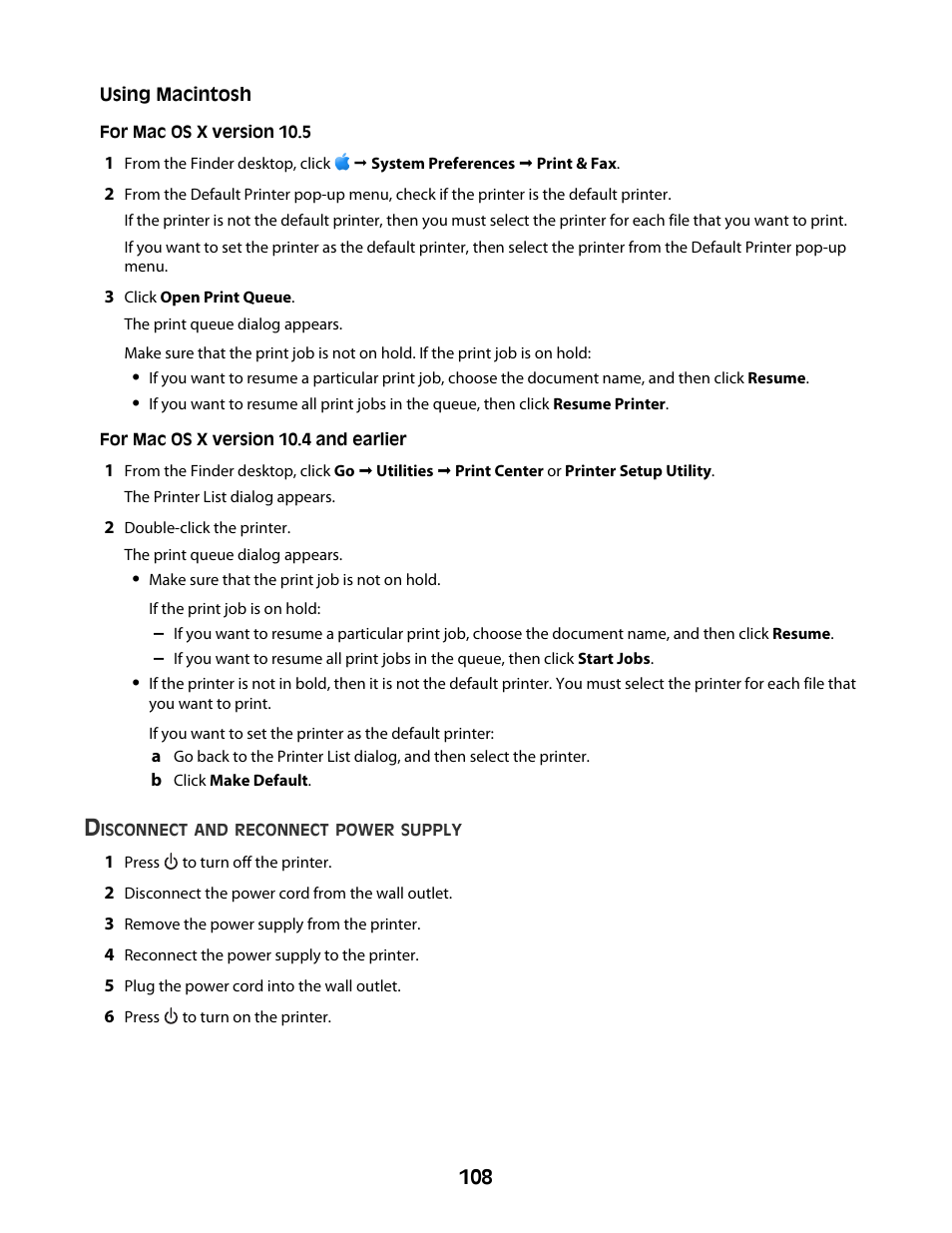 Lexmark 4600 Series User Manual | Page 108 / 144