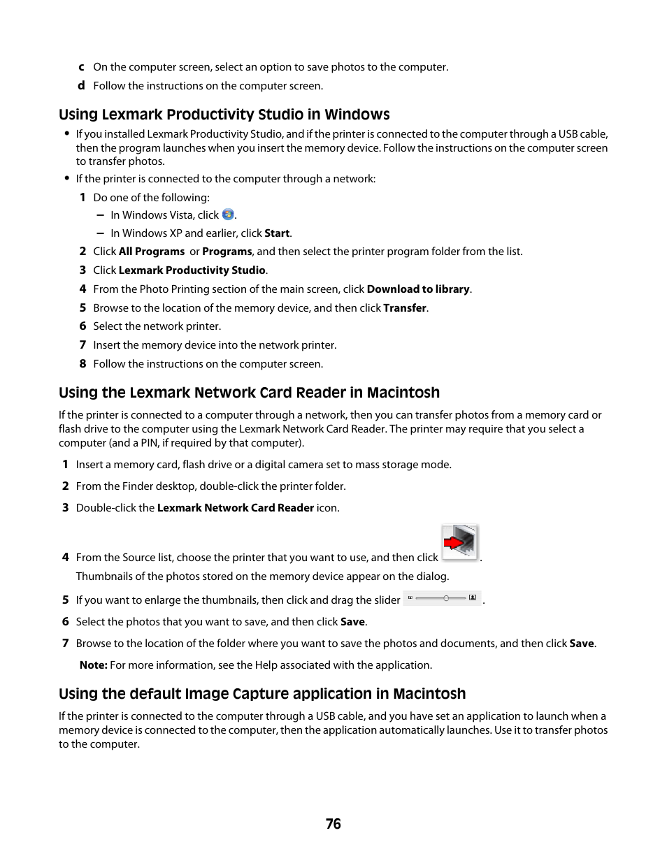 Lexmark 4600 Series User Manual | Page 76 / 144