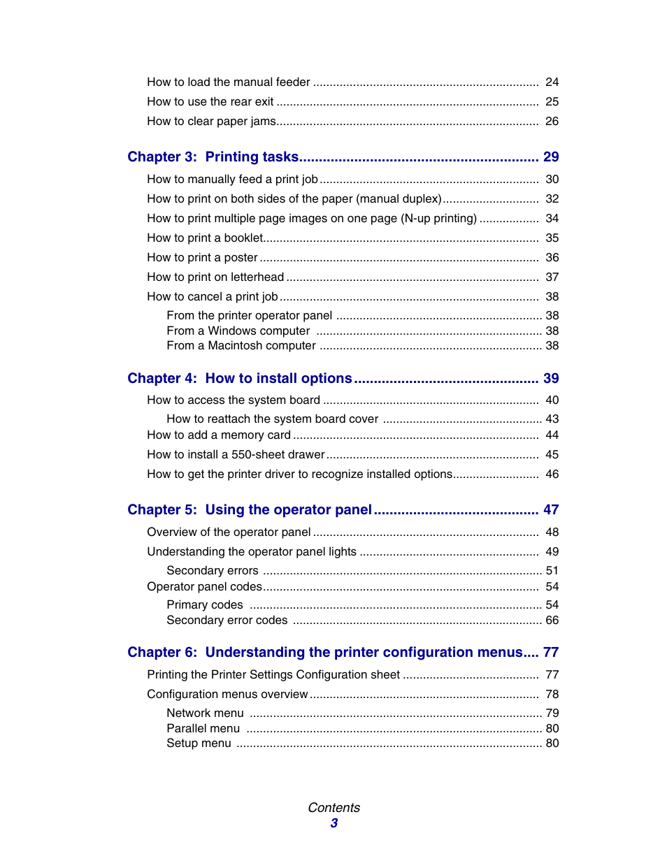 Lexmark E234 User Manual | Page 3 / 123