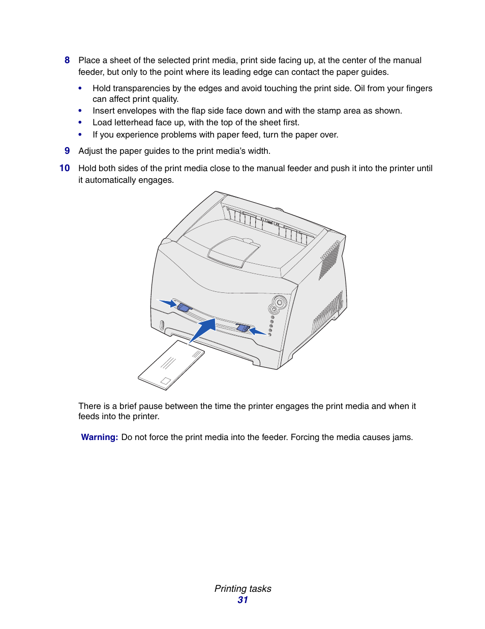 Lexmark E234 User Manual | Page 31 / 123