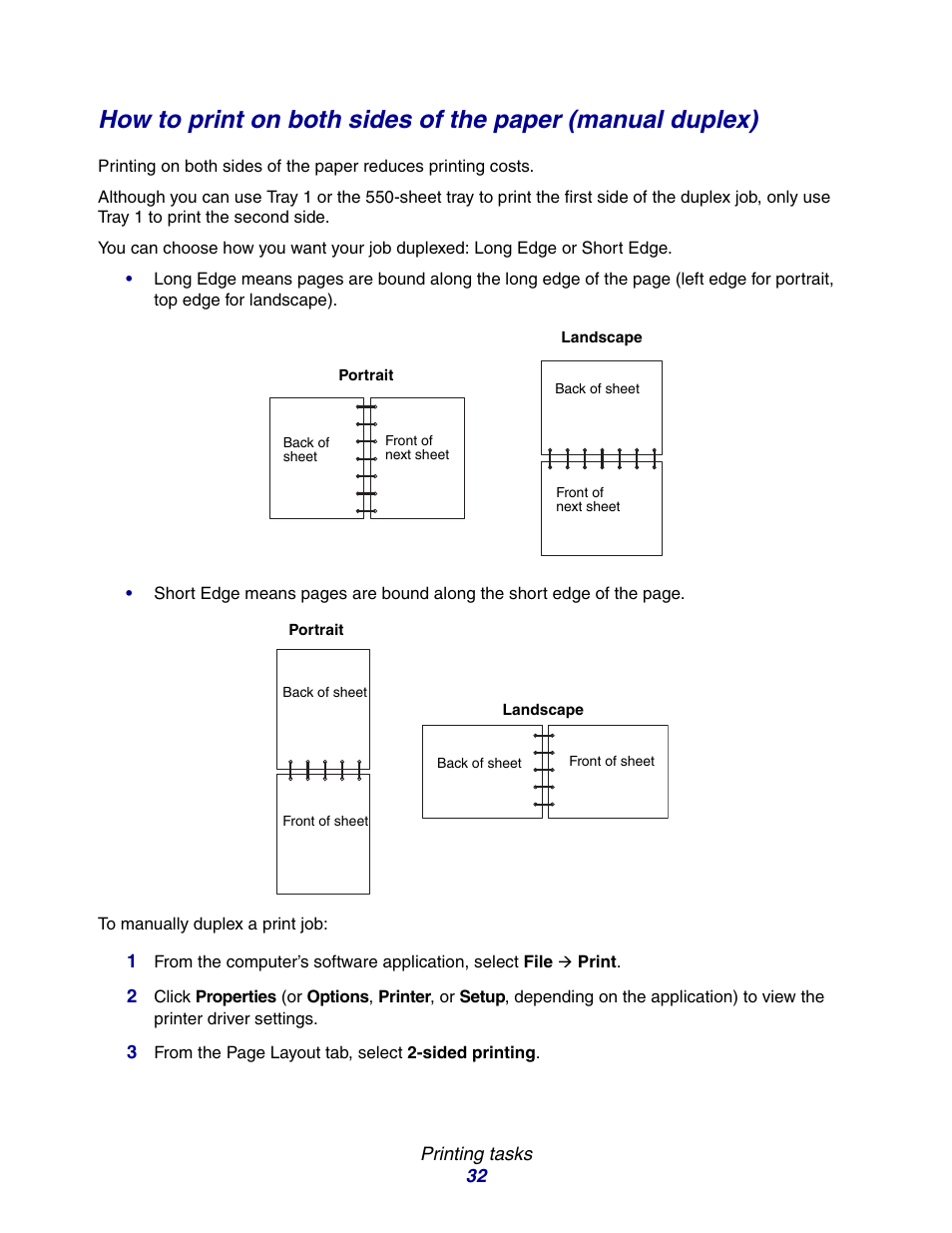 Lexmark E234 User Manual | Page 32 / 123