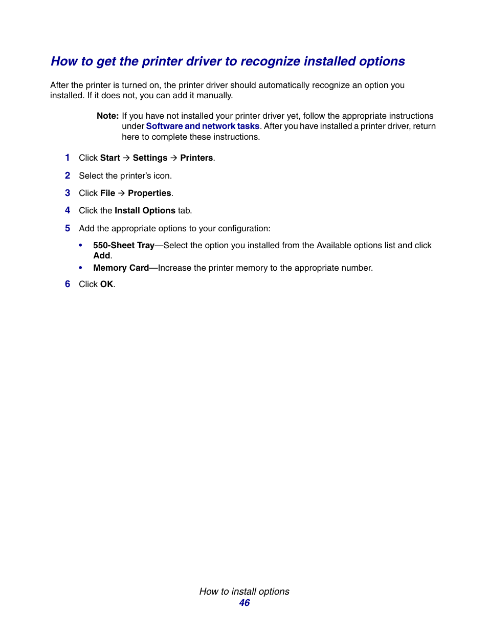 Lexmark E234 User Manual | Page 46 / 123