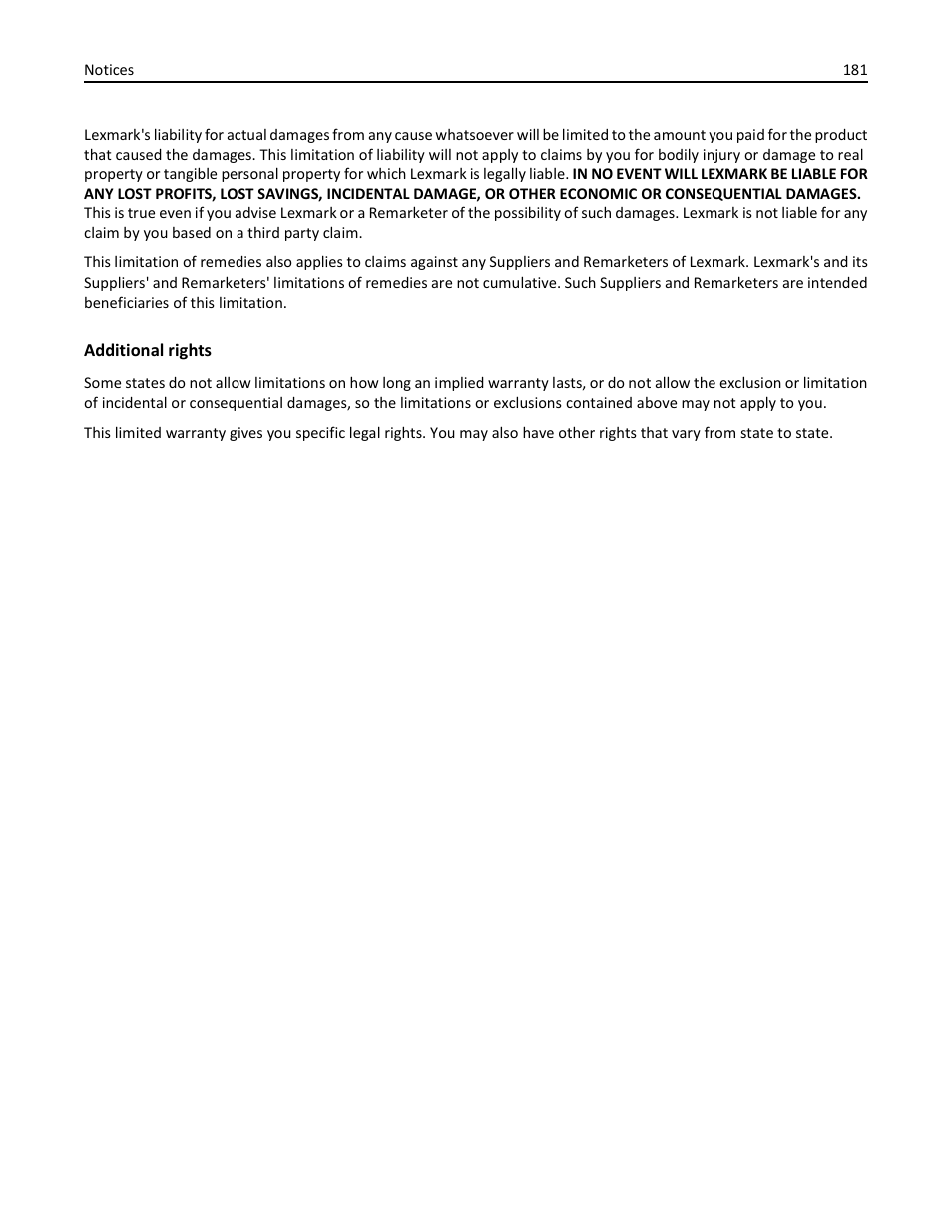 Lexmark S510 User Manual | Page 181 / 189
