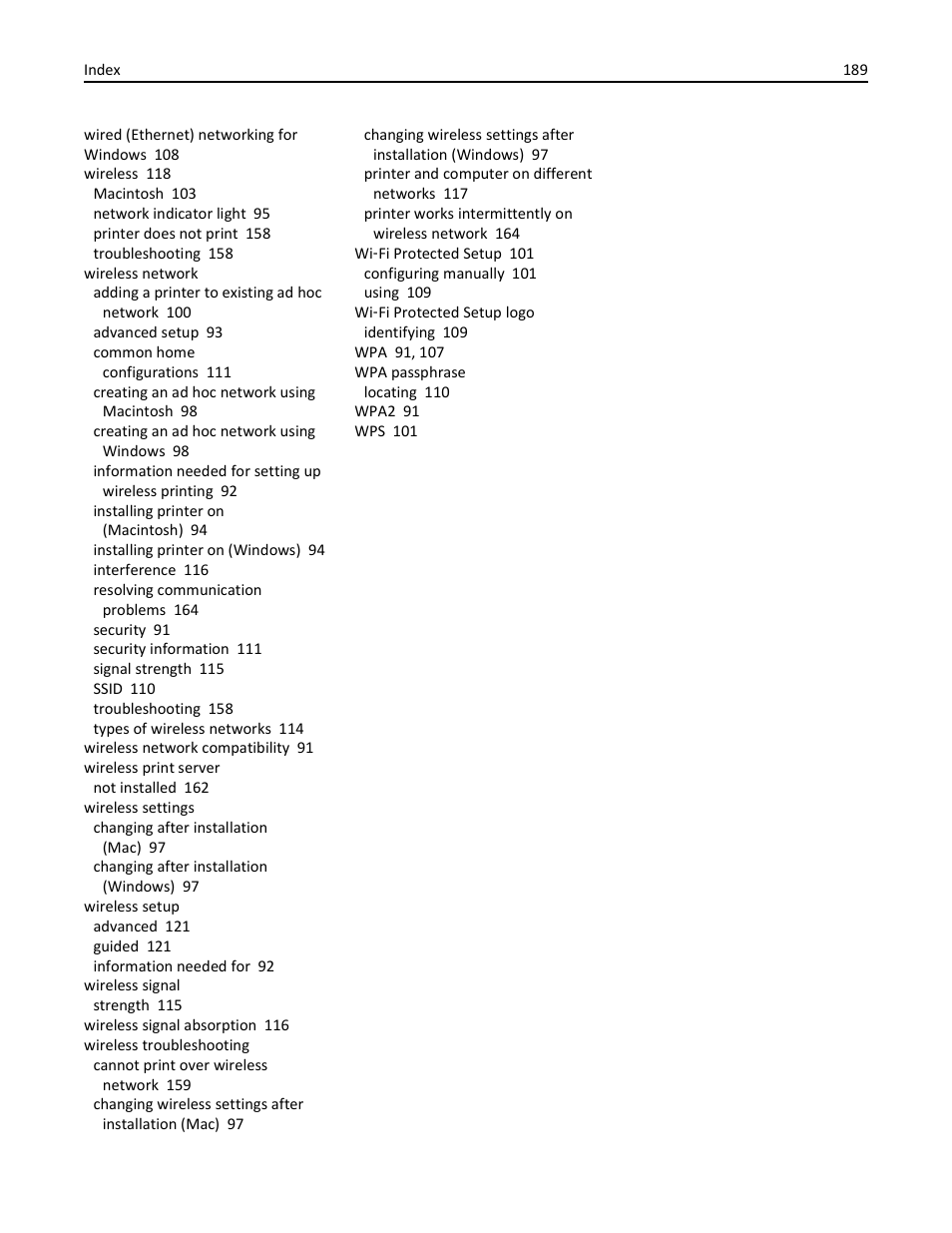 Lexmark S510 User Manual | Page 189 / 189