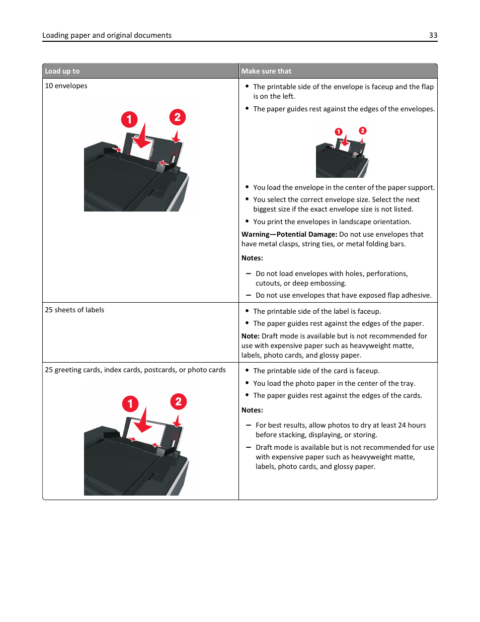 Lexmark S510 User Manual | Page 33 / 189