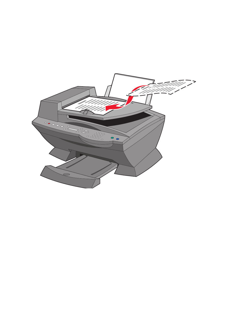 Load an original document into the adf | Lexmark X6100 User Manual | Page 34 / 100