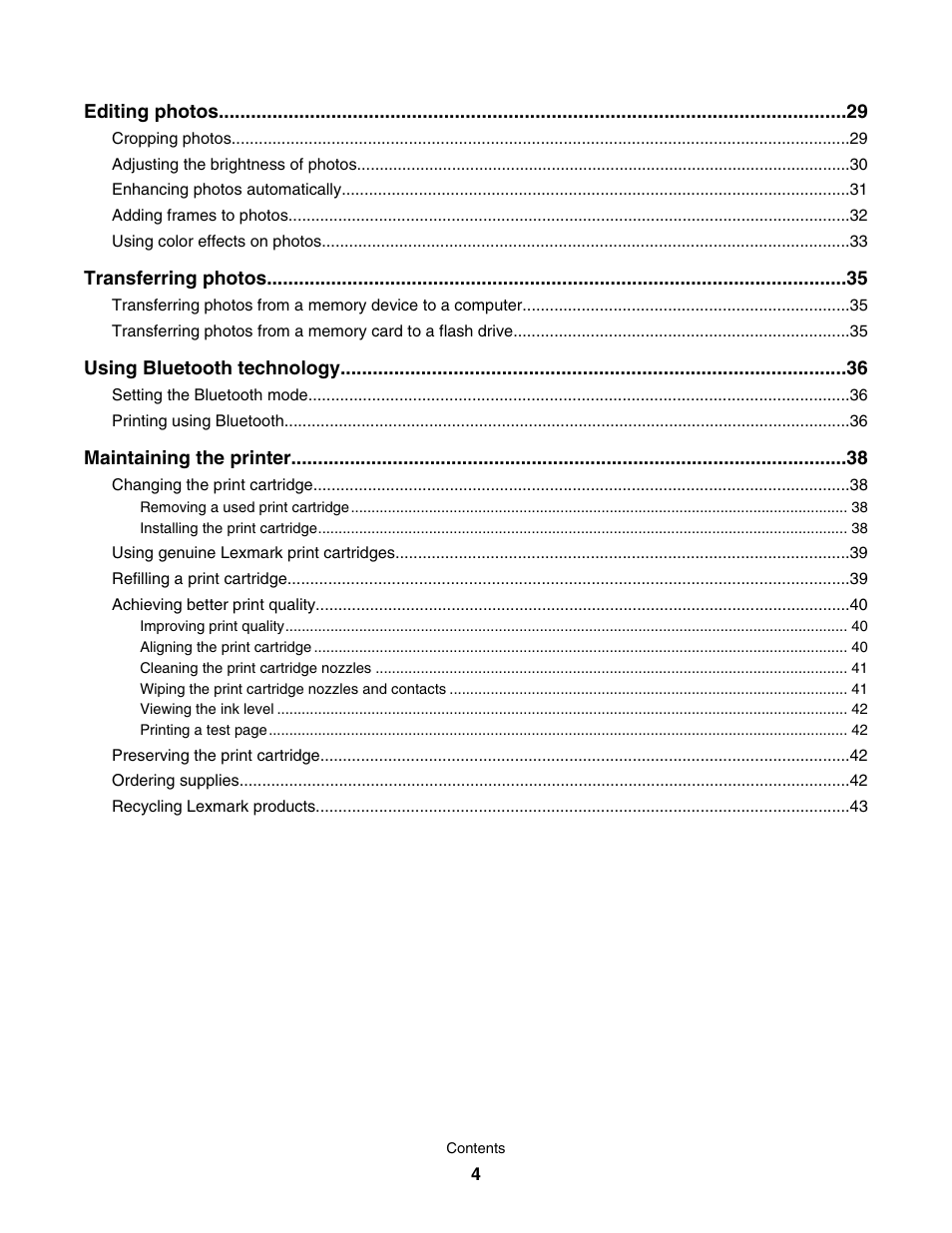 Lexmark 350 Series User Manual | Page 4 / 58