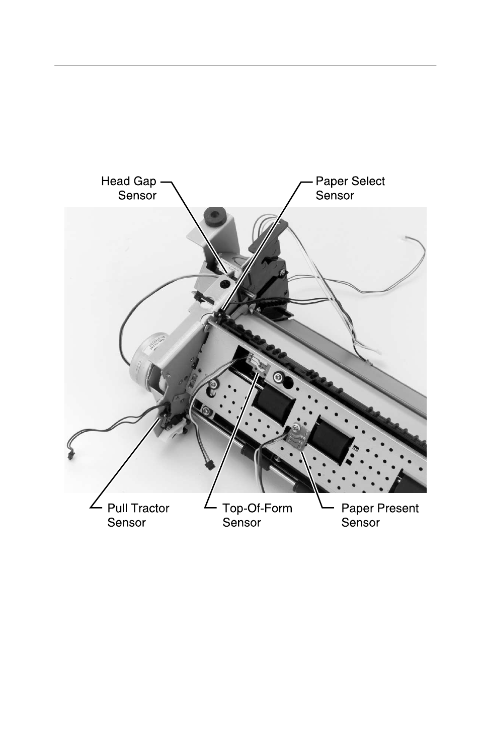 Sensors removals | Lexmark 24XX-100 User Manual | Page 103 / 168