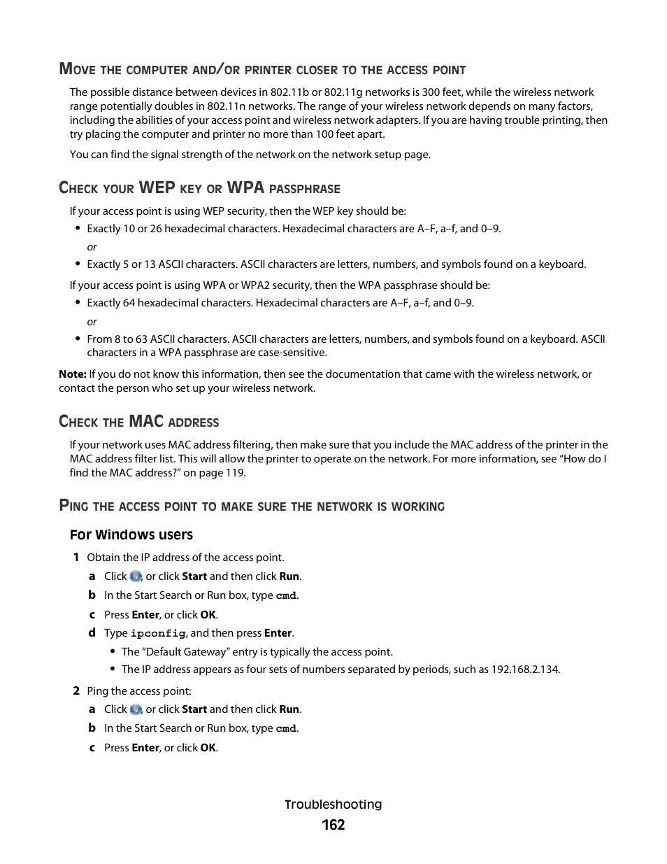 Lexmark S800 User Manual | Page 162 / 197