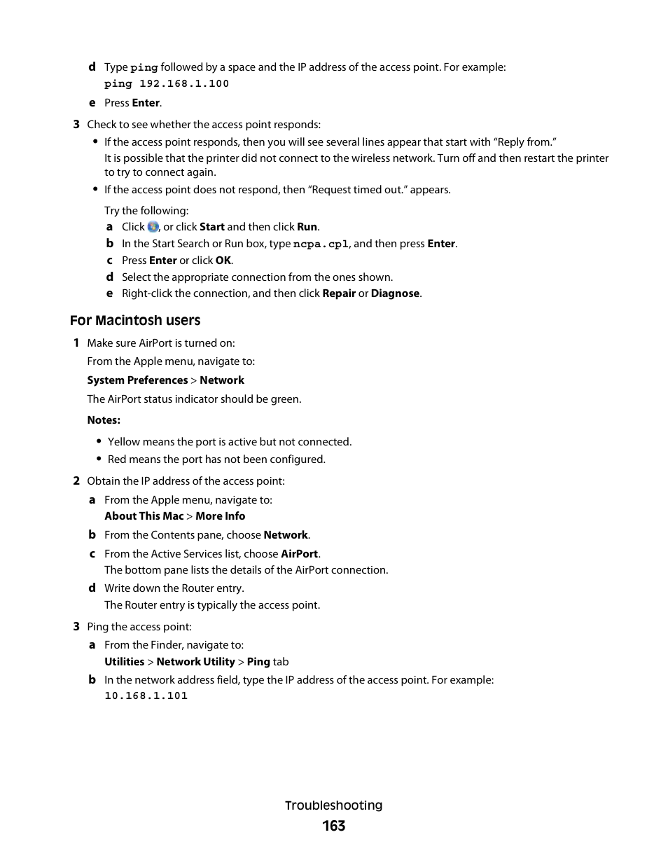 Lexmark S800 User Manual | Page 163 / 197