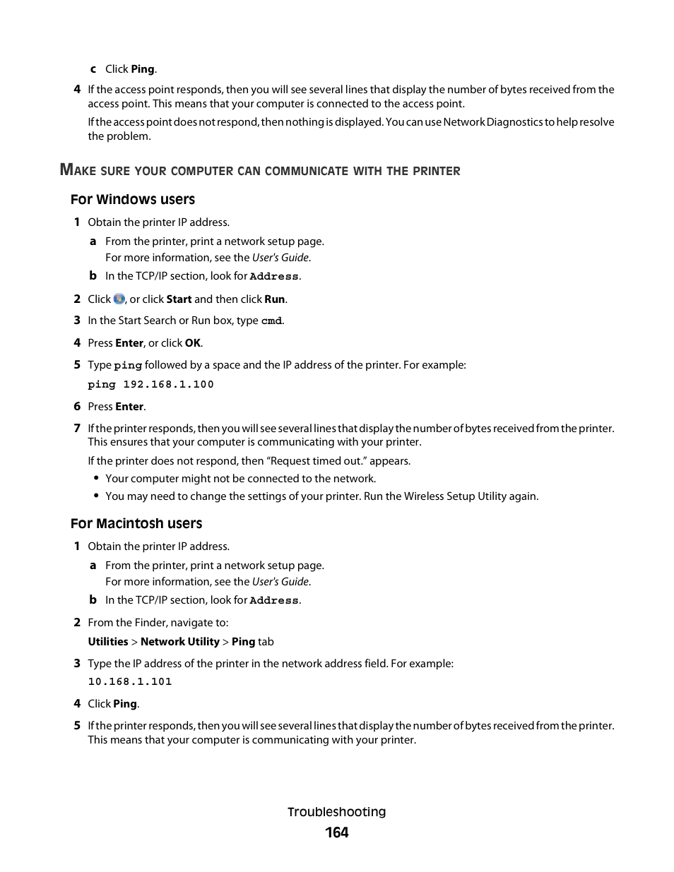 Lexmark S800 User Manual | Page 164 / 197