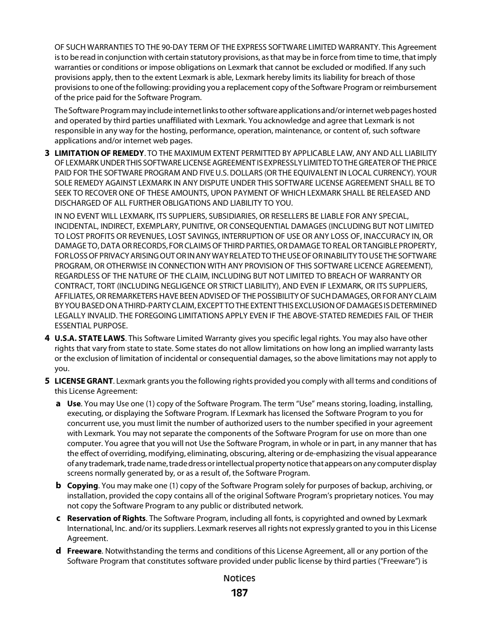 Lexmark S800 User Manual | Page 187 / 197