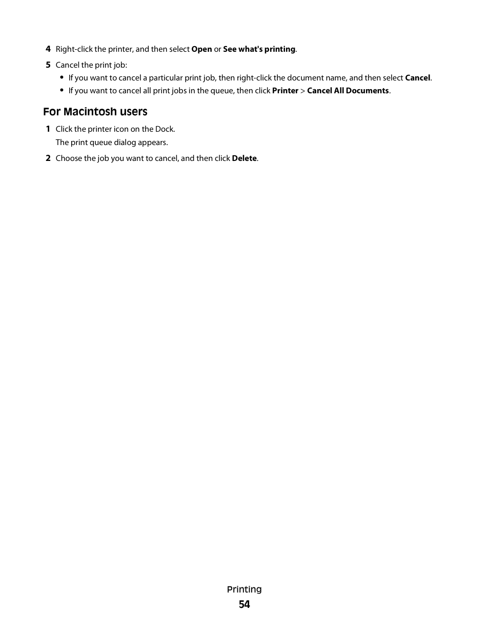 Lexmark S800 User Manual | Page 54 / 197