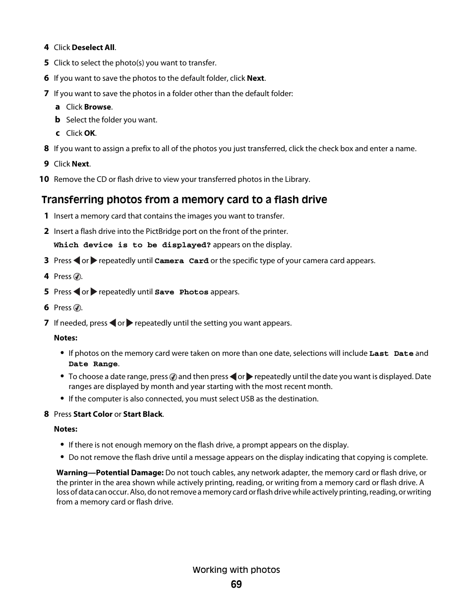 Lexmark 5300 Series User Manual | Page 69 / 194