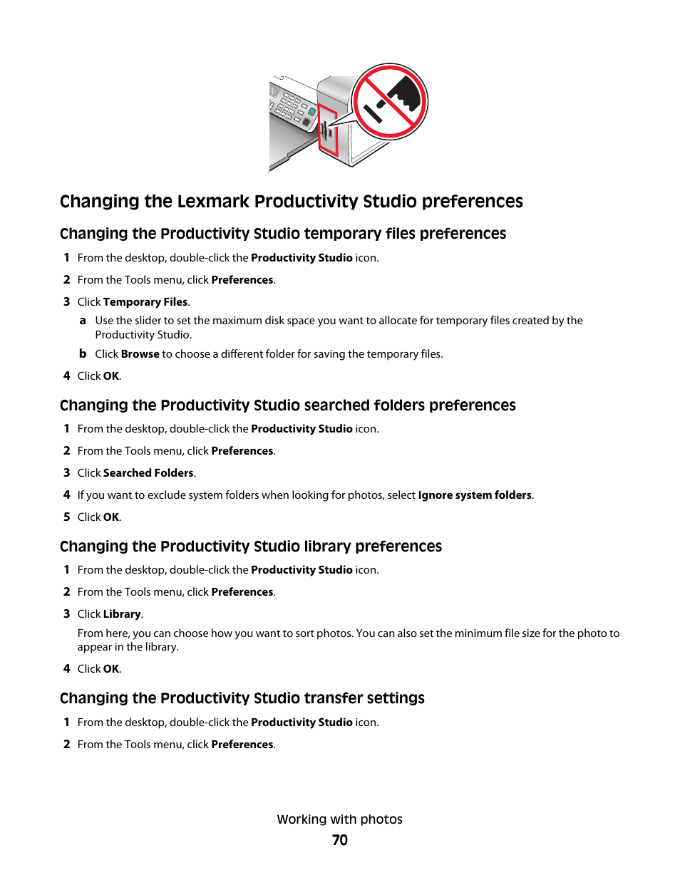 Lexmark 5300 Series User Manual | Page 70 / 194