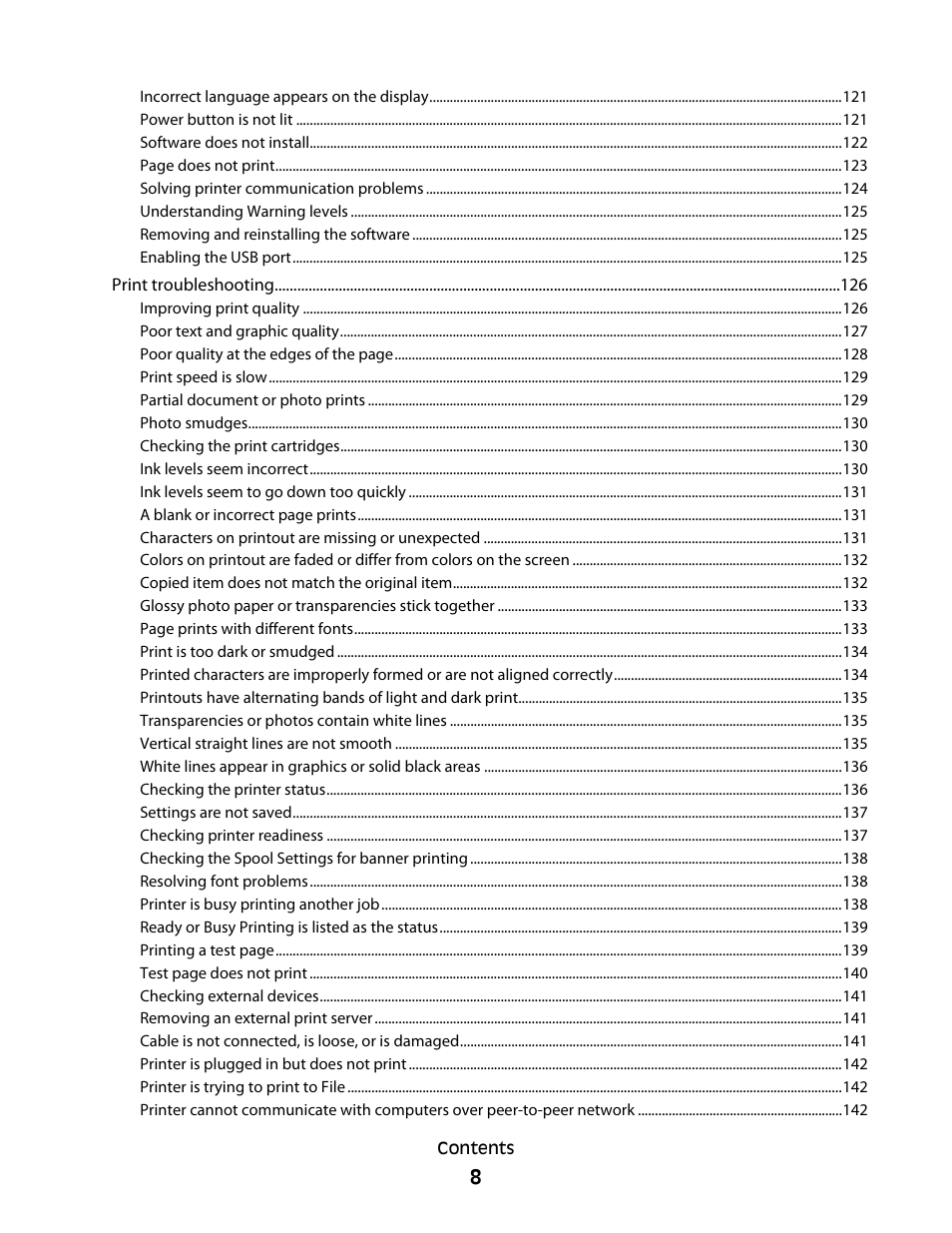 Lexmark 5300 Series User Manual | Page 8 / 194