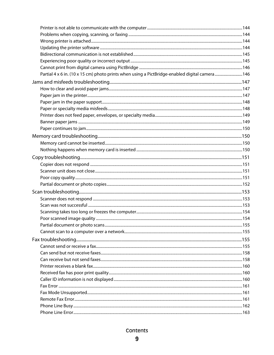 Lexmark 5300 Series User Manual | Page 9 / 194