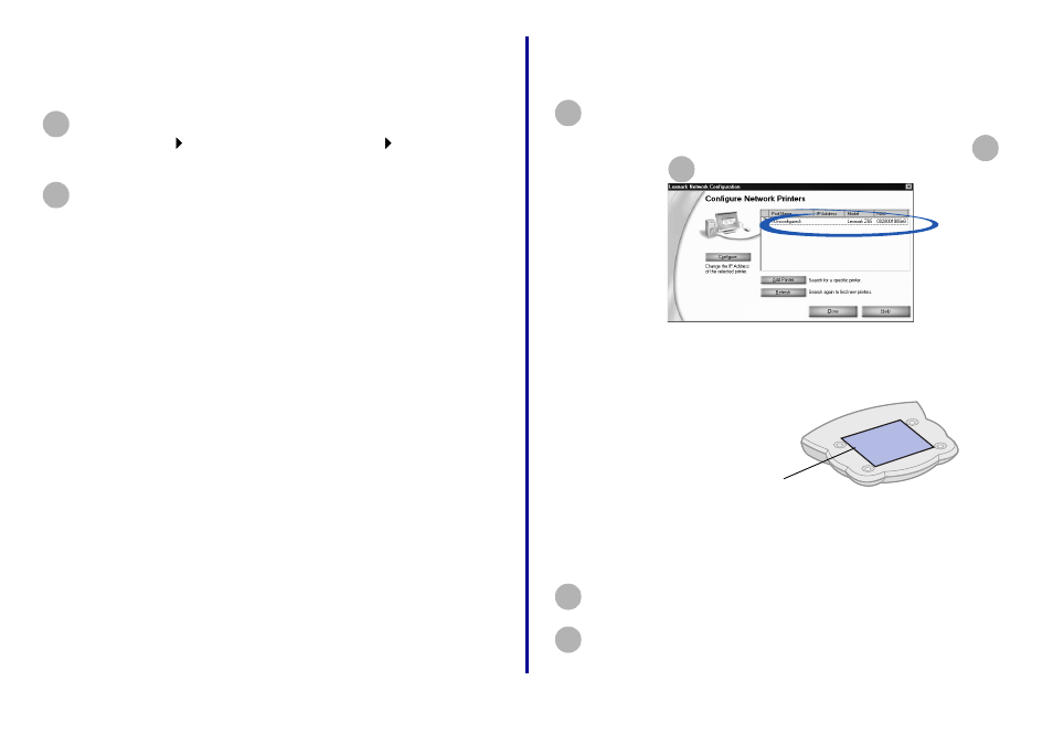 Manually configure the network printer, Inkjet printers | Lexmark N5 User Manual | Page 39 / 47