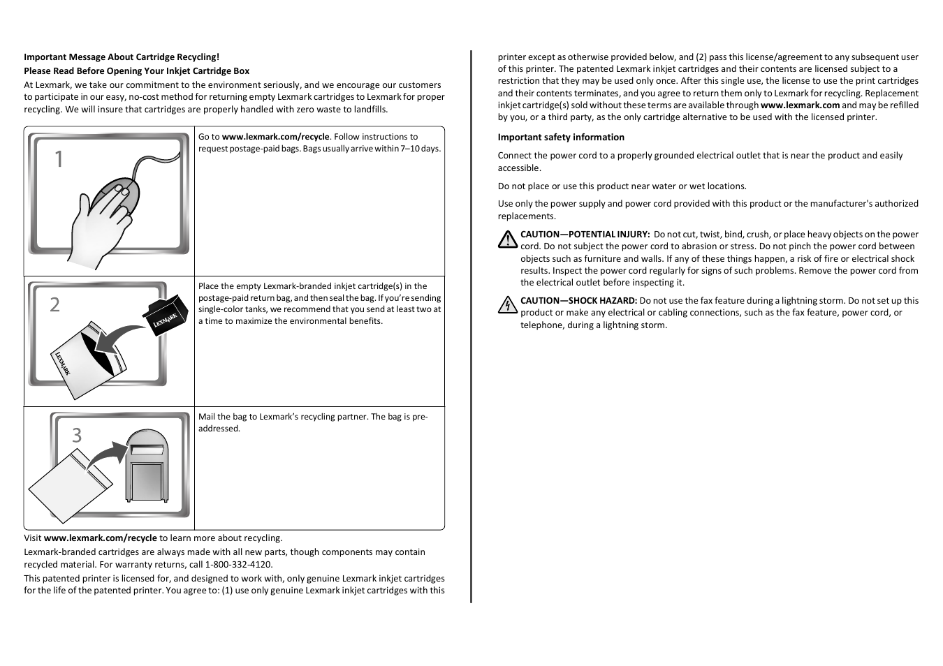 3049746_quick-reference-guide-na | Lexmark S600 User Manual | Page 2 / 25