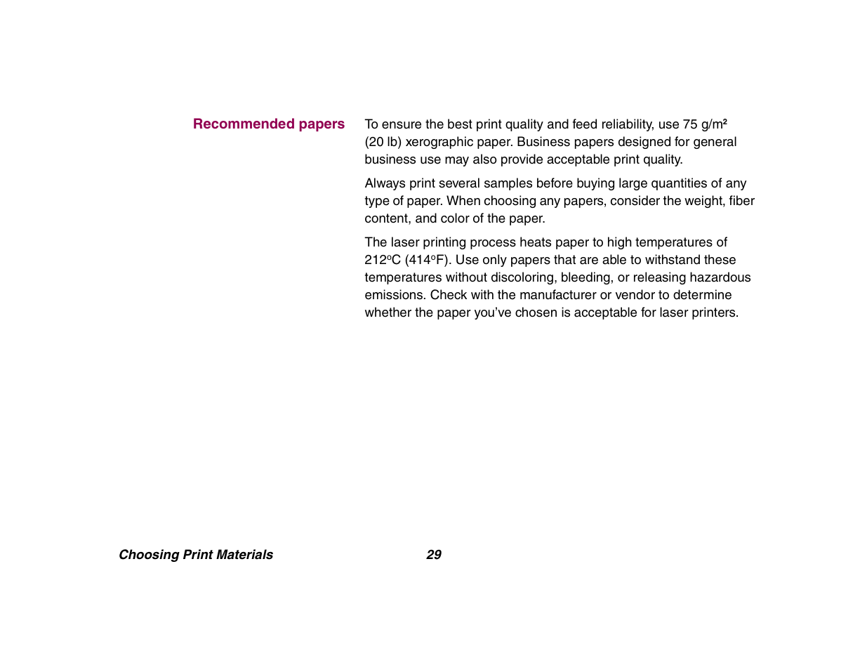 Recommended papers | Lexmark All in One Printer User Manual | Page 29 / 123