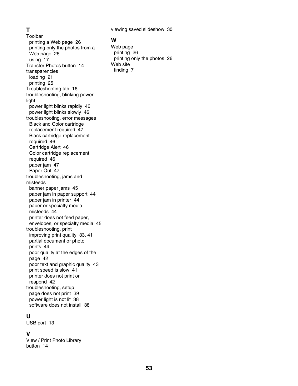Lexmark 1300 Series User Manual | Page 53 / 53
