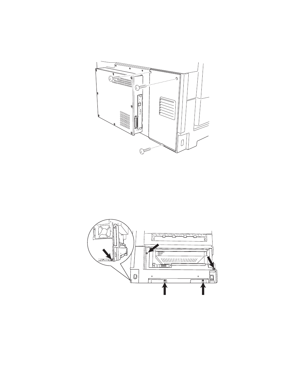 Cover, rear removal, Cover, solenoid removal, Cover, left side removal | Lexmark 5056 User Manual | Page 10 / 80
