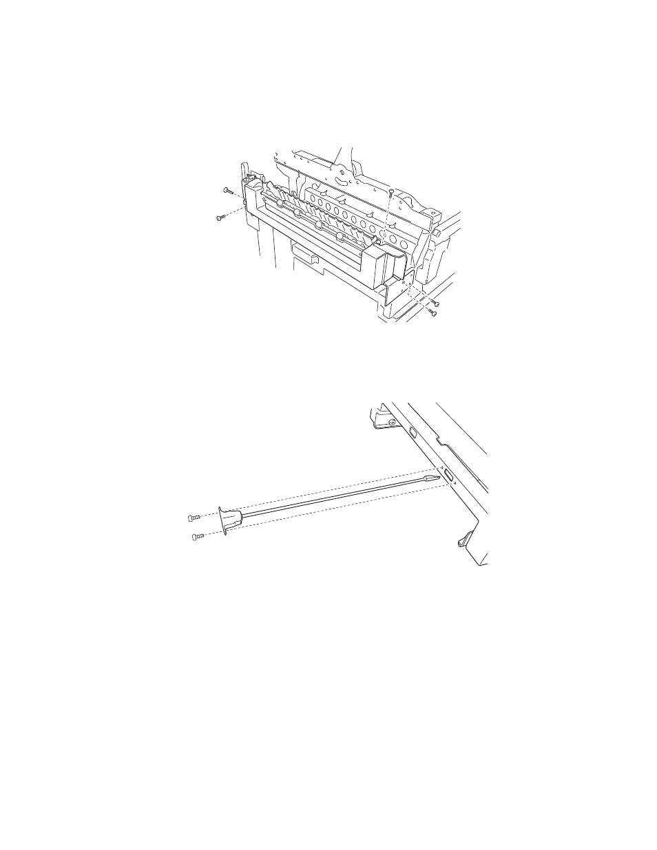 Face up paper exit assembly removal, Front cover open switch actuator removal | Lexmark 5056 User Manual | Page 18 / 80