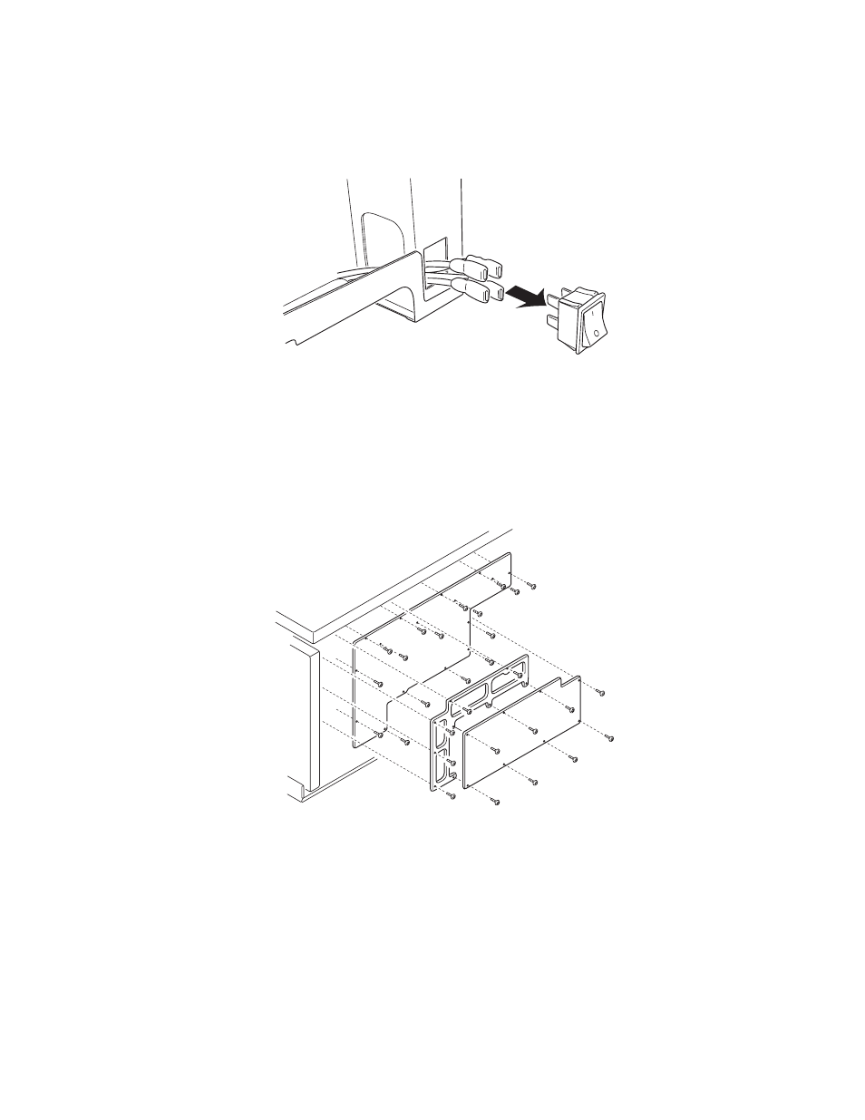 Power switch removal, Printer controller removal | Lexmark 5056 User Manual | Page 38 / 80