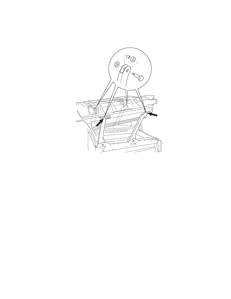 Top unit removal, Transfer belt removal | Lexmark 5056 User Manual | Page 44 / 80