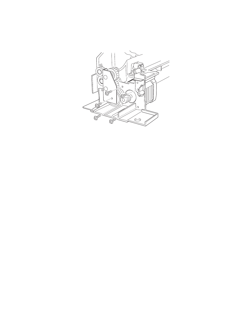 Duplex paper carrying motor removal | Lexmark 5056 User Manual | Page 58 / 80