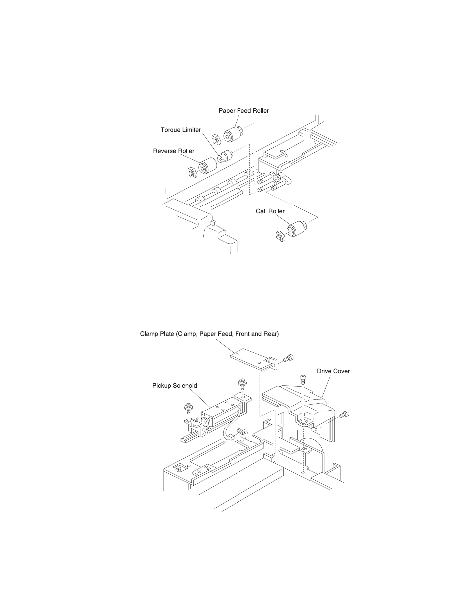 Hcf pickup solenoid removal | Lexmark 5056 User Manual | Page 60 / 80