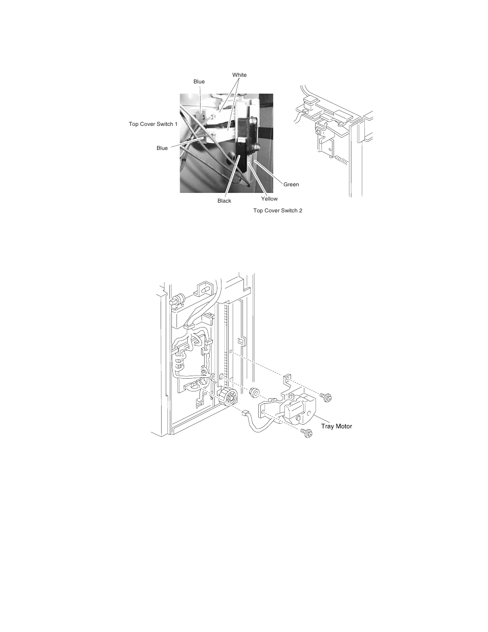 Hcf tray motor removal | Lexmark 5056 User Manual | Page 62 / 80