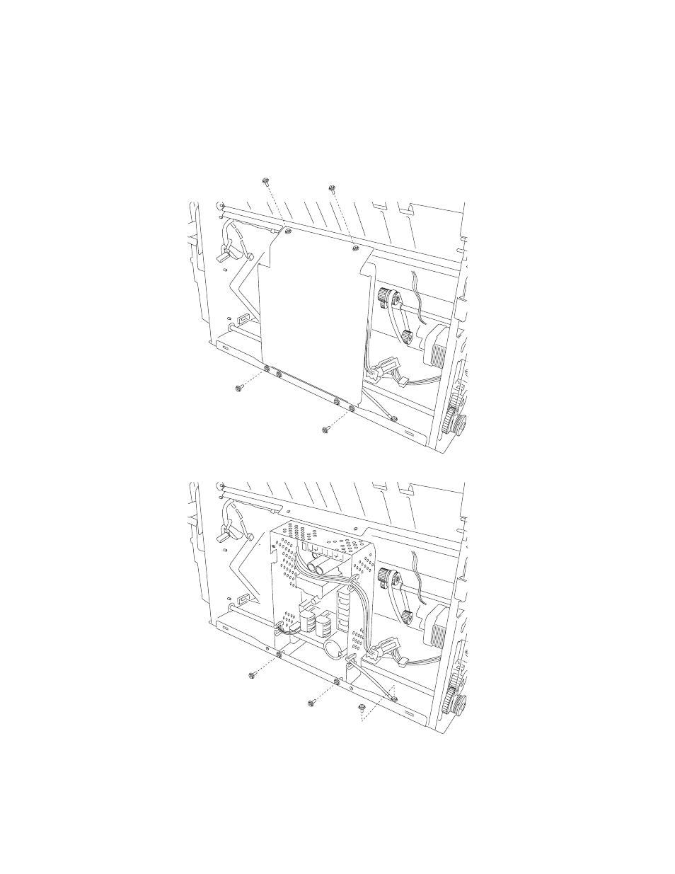 Power supply removal | Lexmark 5056 User Manual | Page 73 / 80