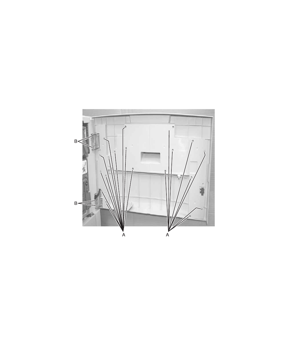 Front door / operator panel removal | Lexmark 5056 User Manual | Page 8 / 80