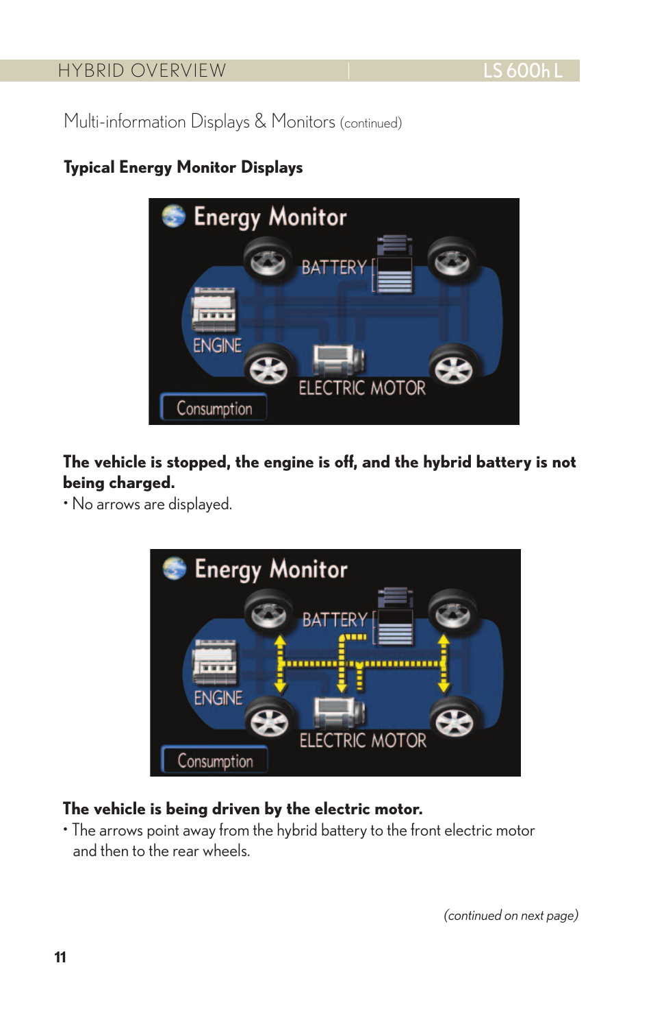 Lexus LS 600h L User Manual | Page 14 / 31